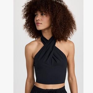 NWT Staud Kai Black Knot Top XL